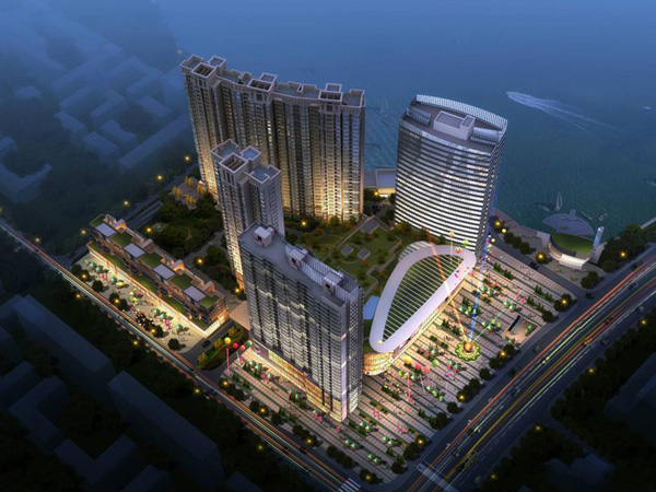 安慶匯峰廣場商場定制樓梯扶手、空調護欄案例