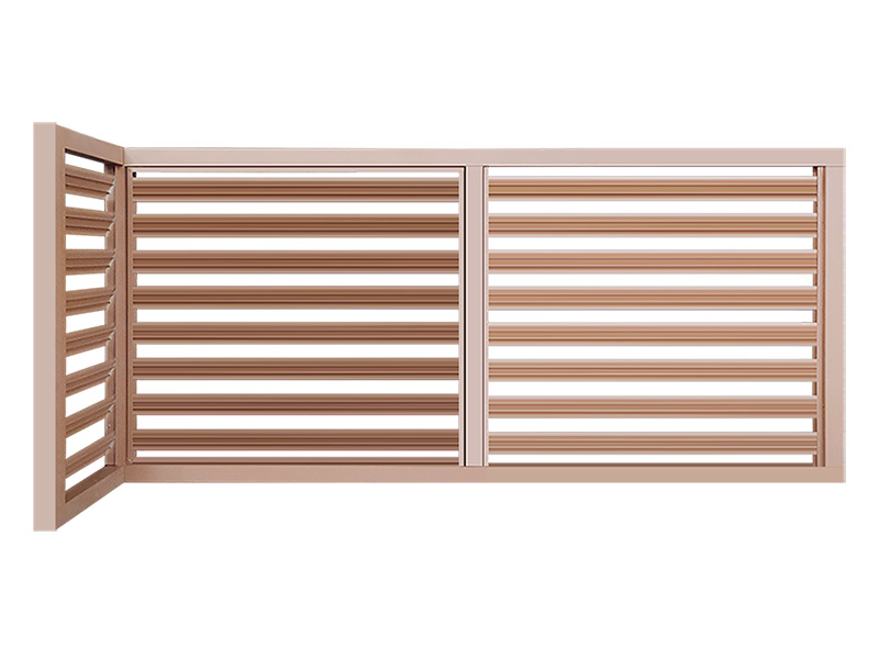 L型百葉空調(diào)鋁合金圍欄